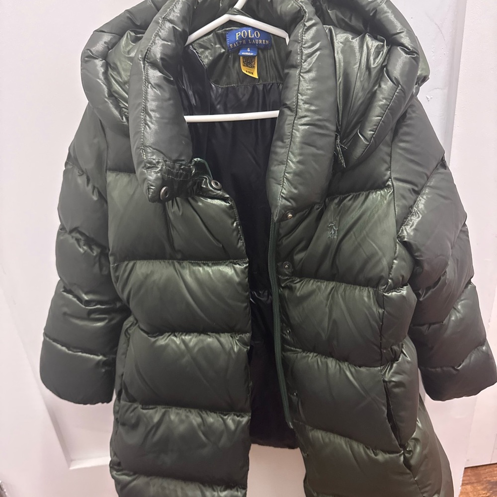 Polo by Ralph Lauren Kids Dark Green Puffer Coat